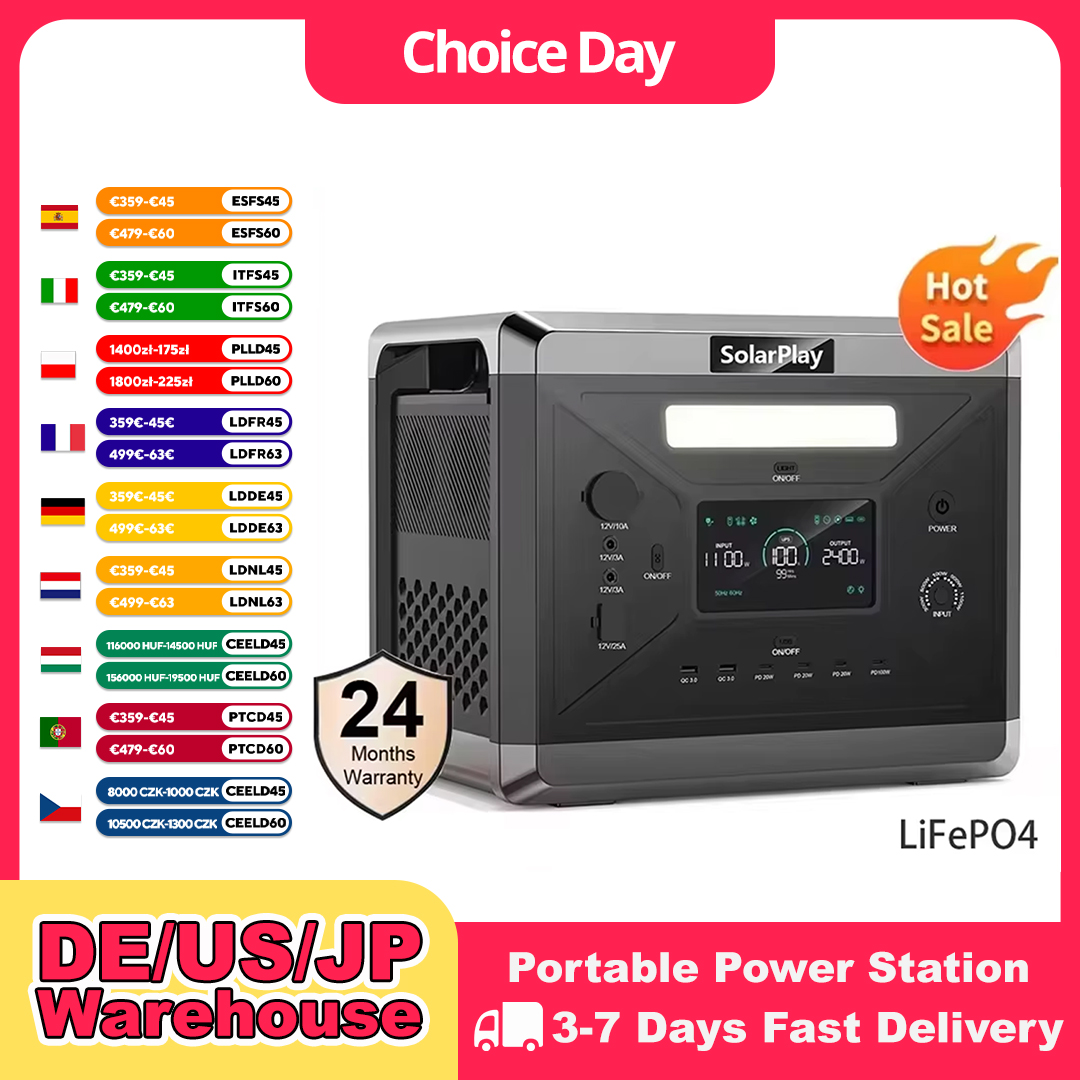 Solar Emergency Charger - Estación de energía portátil SOLARPLAY Q2501