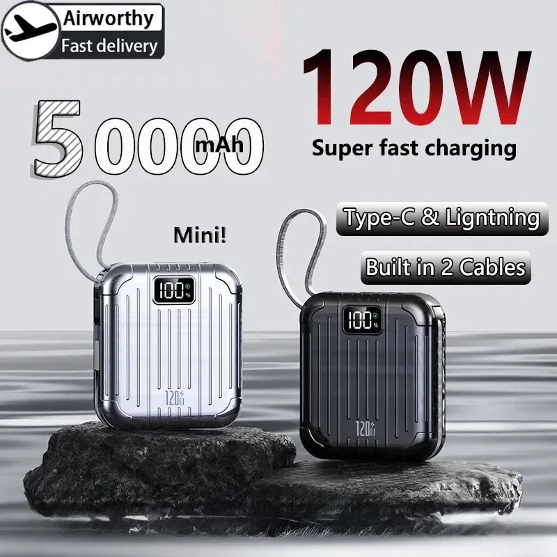 Solar Emergency Charger - 50000mAh Mini compacto conveniente PowerBank PD20W