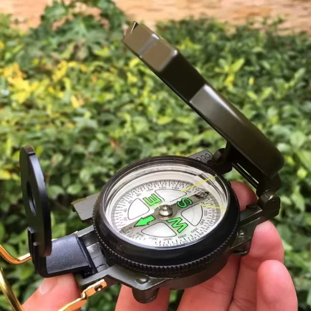Compass Lensatic - Brújula profesional impermeable, con estructura metálica,