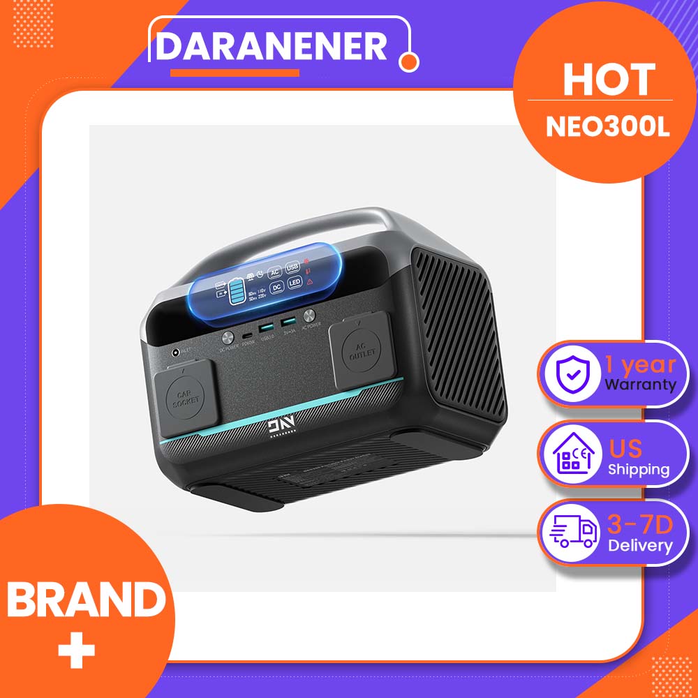 Solar Emergency Charger - Estación de Energía Portátil Daranener NEO300L