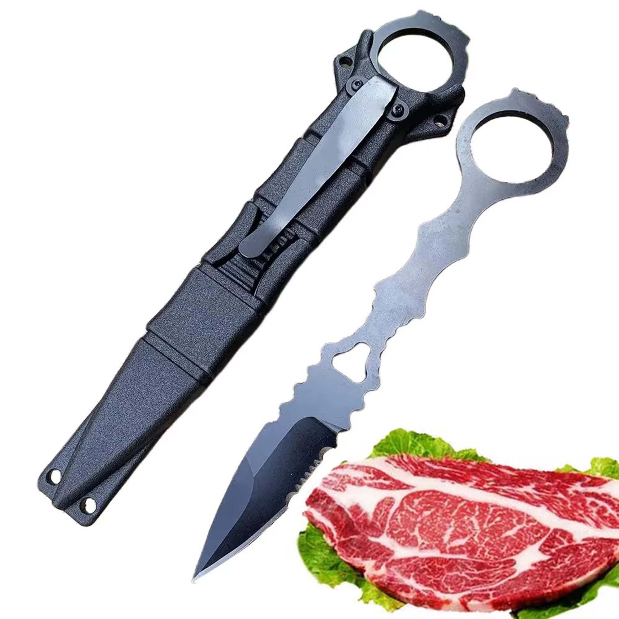 Cuchillo portátil para exterio - Bushcraft Knife Fixed reseña y precio
