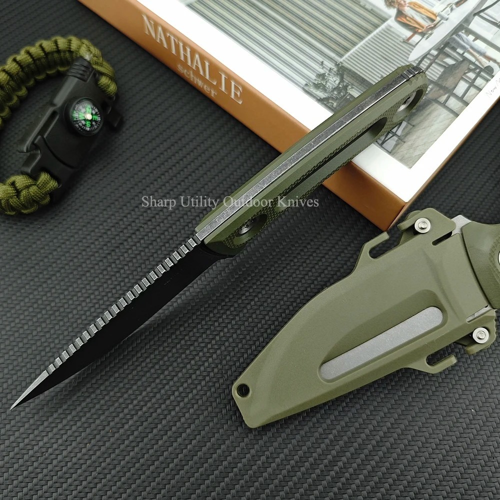 Cuchillos portátiles para acti - Bushcraft Knife Fixed reseña y precio