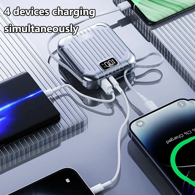 50000mAh Mini compacto conveni - Solar Emergency Charger reseña y precio