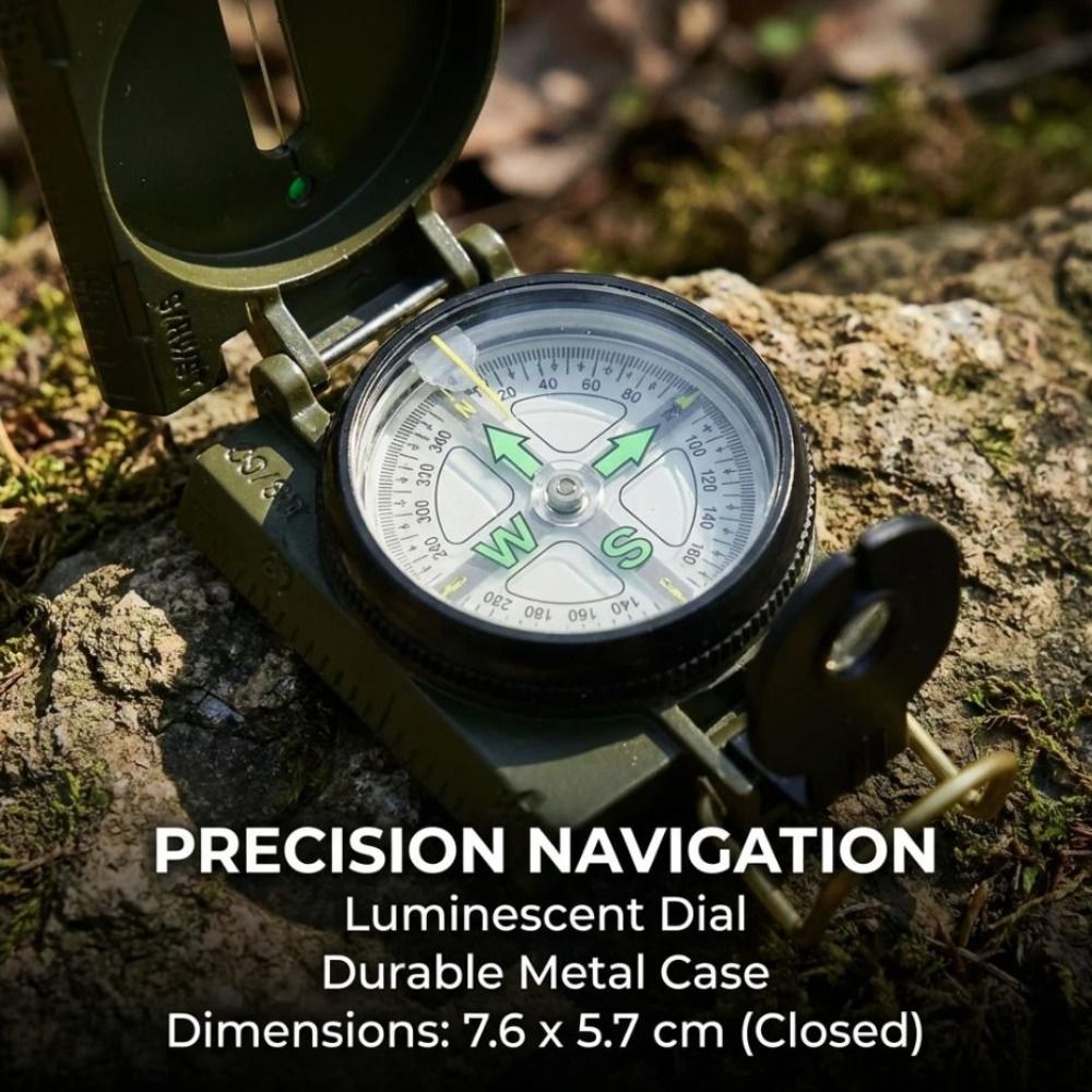 Brújula profesional impermeabl - Compass Lensatic reseña y precio