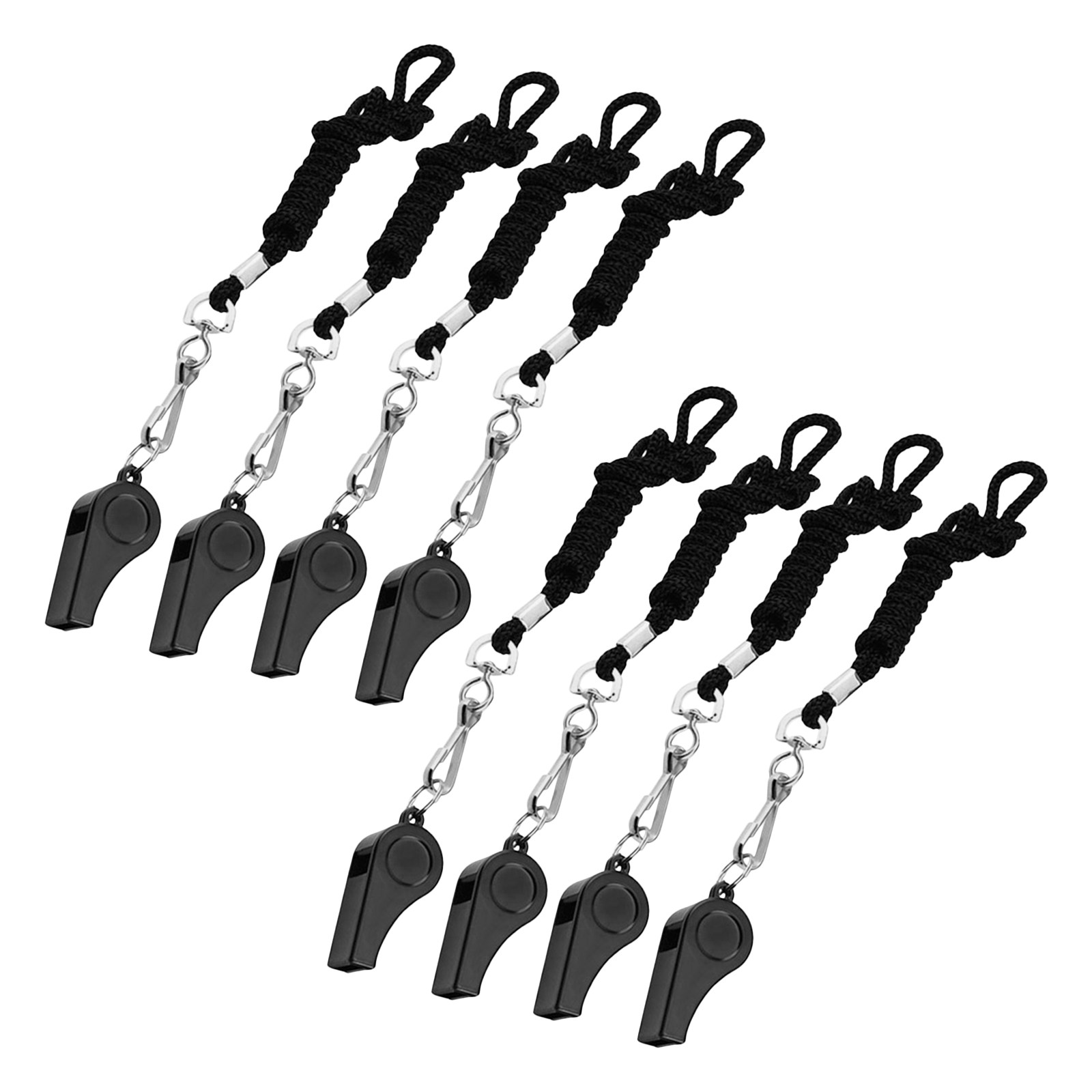 8 silbatos metálicos portátile - Emergency Whistle Loud reseña y precio