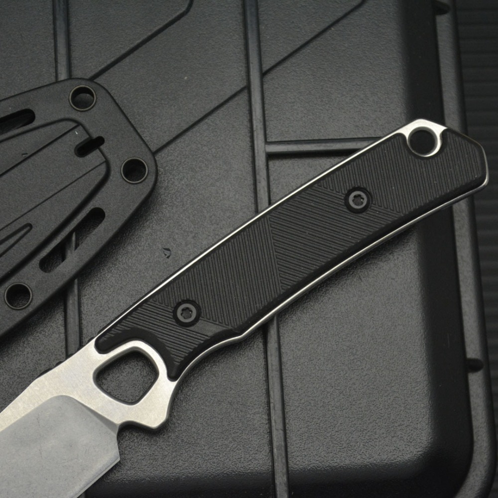 Cuchillo recto 2048 EDC, mango - Bushcraft Knife Fixed reseña y precio