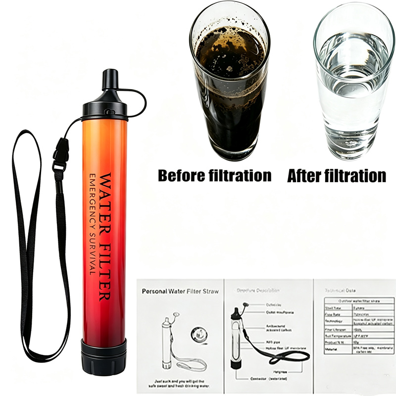 Pajita Filtrante de Agua para  - Water Purification Straw reseña y precio