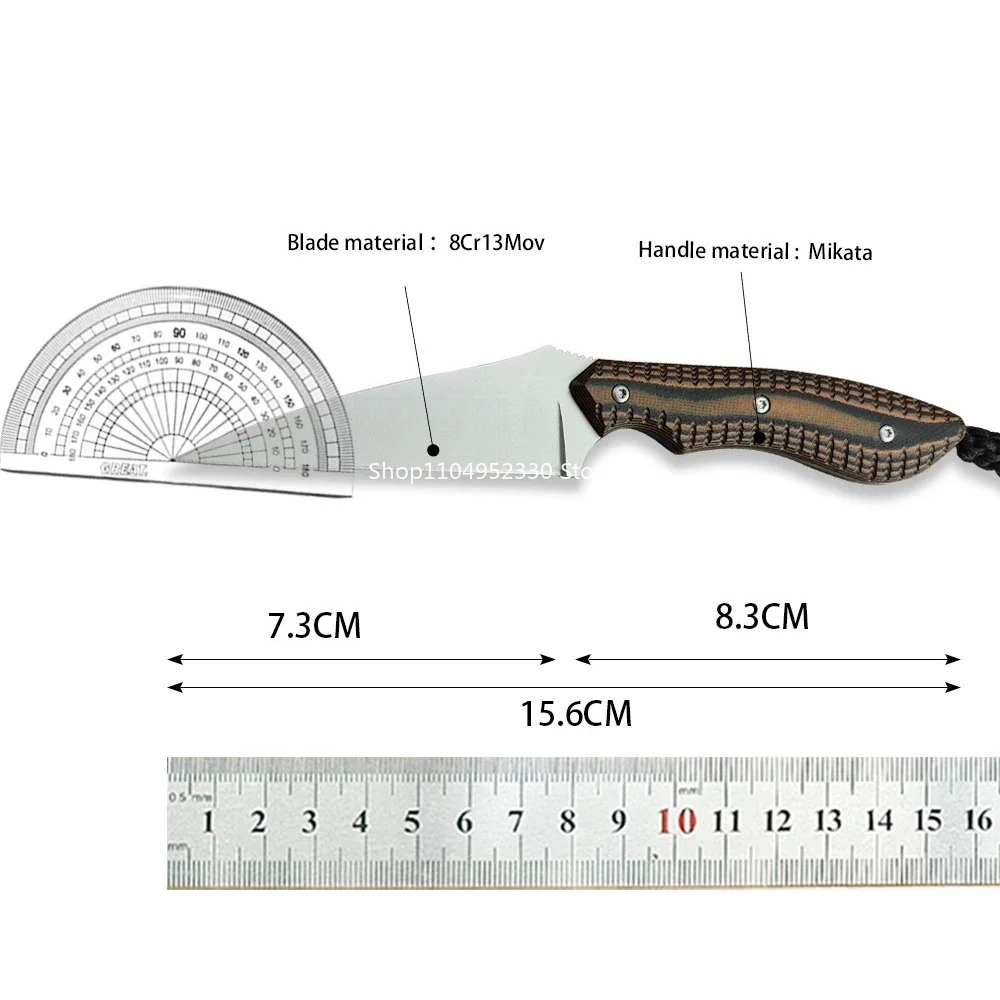 Cuchillos multiusos portátiles - Bushcraft Knife Fixed reseña y precio