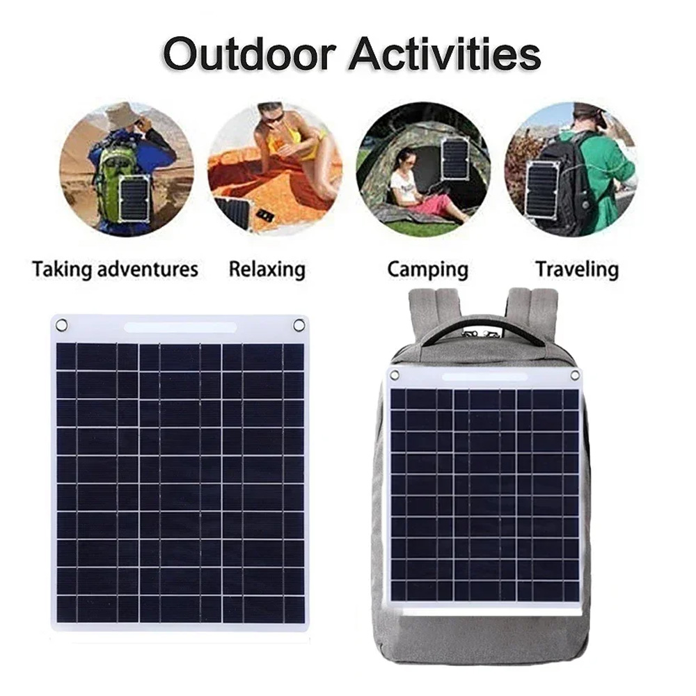 Panel Solar impermeable de 100 - Solar Emergency Charger reseña y precio